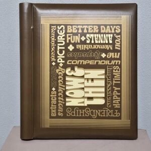 Vintage Photo Album Magnetic Pages 12 Pages NOS Brown Memories Photos‎